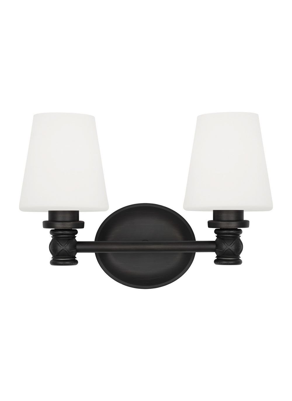 Visual Comfort Studio Canada - Two Light Vanity - Xavierre - Aged Iron- Union Lighting Luminaires Decor