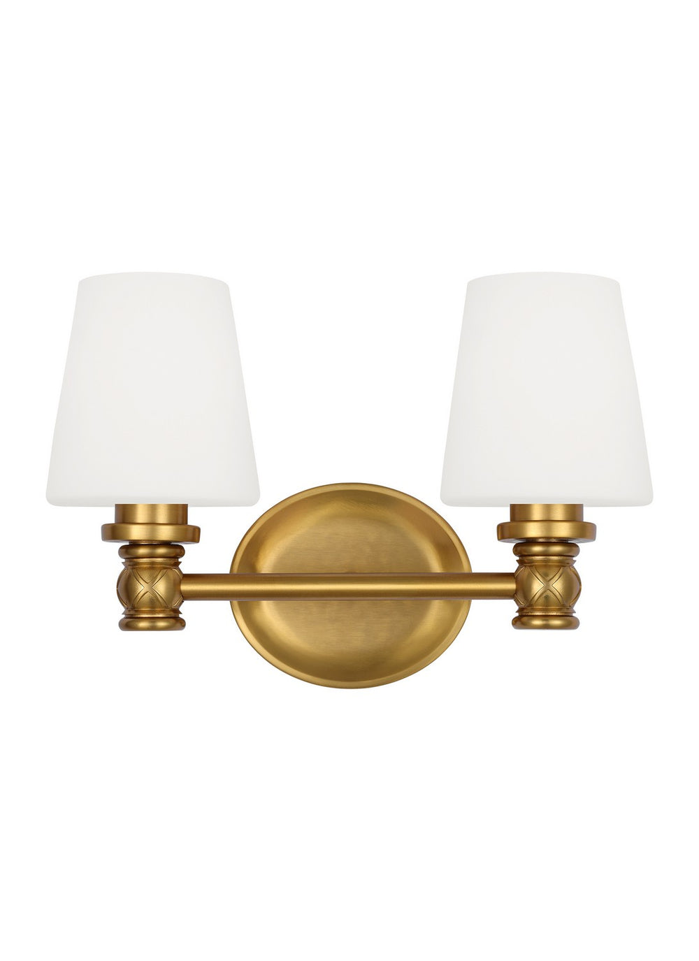 Visual Comfort Studio Canada - Two Light Vanity - Xavierre - Burnished Brass- Union Lighting Luminaires Decor