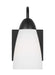 Generation Lighting Canada - One Light Wall / Bath Sconce - Seville - Midnight Black- Union Lighting Luminaires Decor