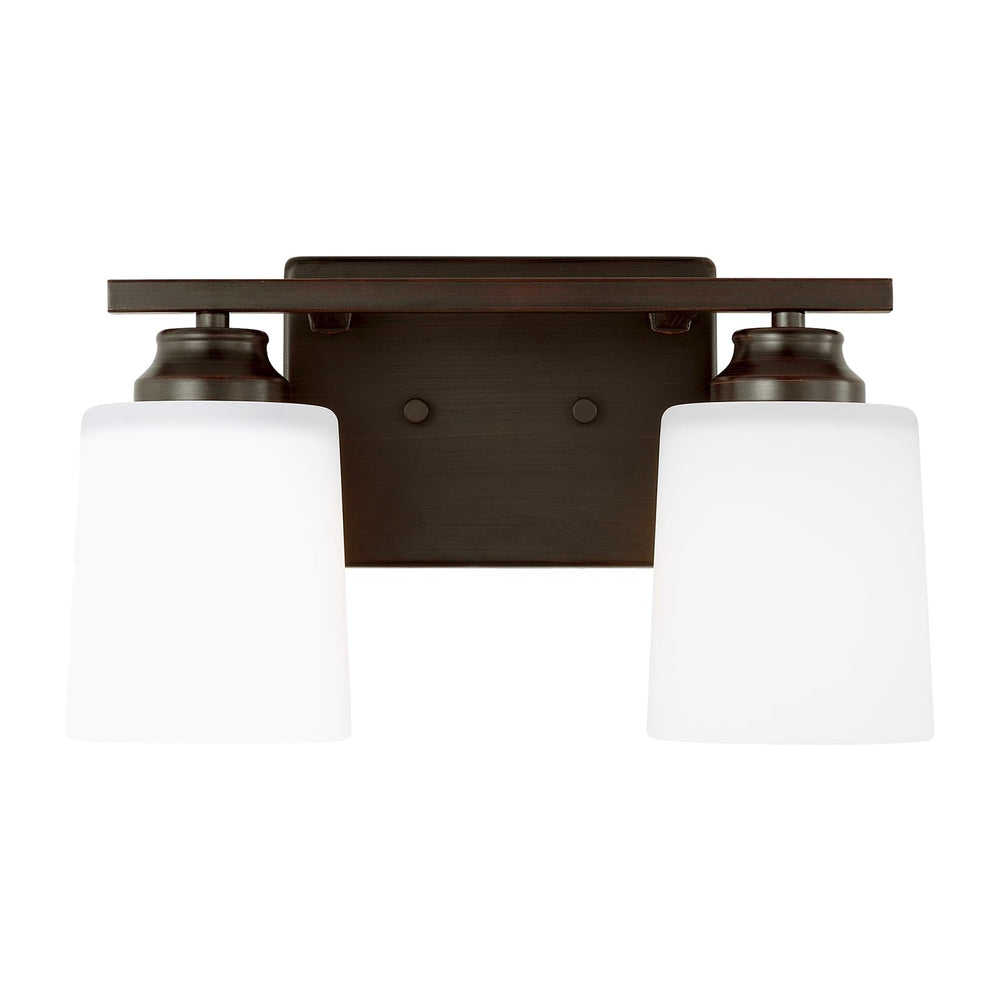 Generation Lighting Canada - Two Light Wall / Bath Sconce - Vinton - Bronze- Union Lighting Luminaires Decor