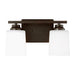 Generation Lighting Canada - Two Light Wall / Bath Sconce - Vinton - Bronze- Union Lighting Luminaires Decor