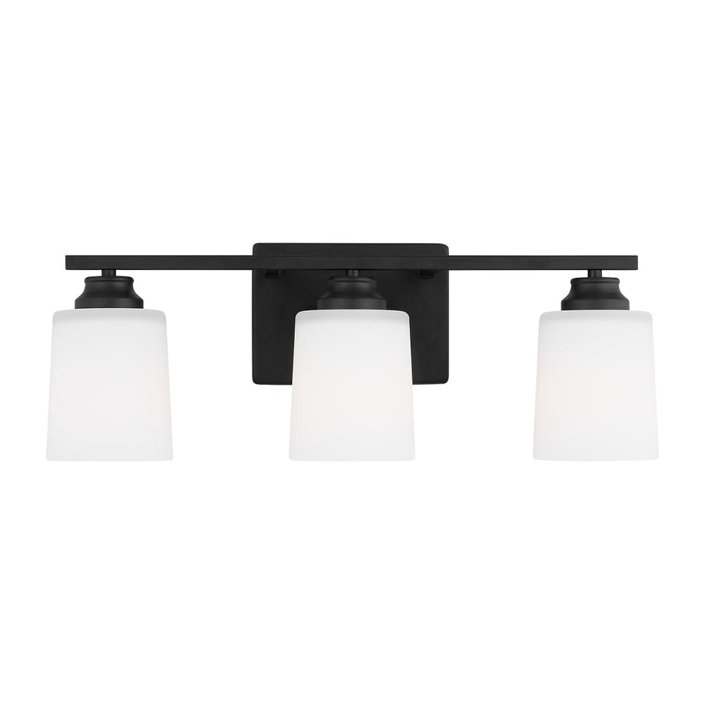 Generation Lighting Canada - Three Light Wall / Bath - Vinton - Midnight Black- Union Lighting Luminaires Decor