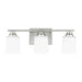 Generation Lighting Canada - Three Light Wall / Bath - Vinton - Brushed Nickel- Union Lighting Luminaires Decor