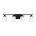 Generation Lighting Canada - Four Light Wall / Bath Sconce - Vinton - Midnight Black- Union Lighting Luminaires Decor