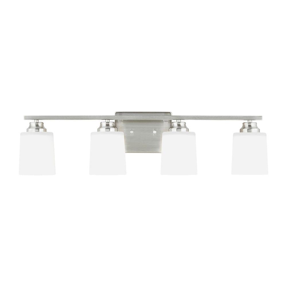 Generation Lighting Canada - Four Light Wall / Bath Sconce - Vinton - Brushed Nickel- Union Lighting Luminaires Decor