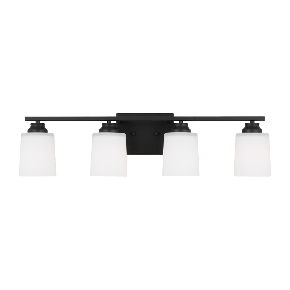 Generation Lighting Canada - Four Light Wall / Bath Sconce - Vinton - Midnight Black- Union Lighting Luminaires Decor