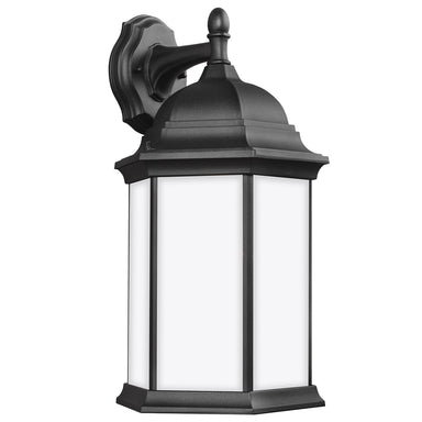 Generation Lighting Canada - One Light Outdoor Wall Lantern - Sevier - Black- Union Lighting Luminaires Decor