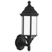 Generation Lighting Canada - One Light Outdoor Wall Lantern - Sevier - Black- Union Lighting Luminaires Decor