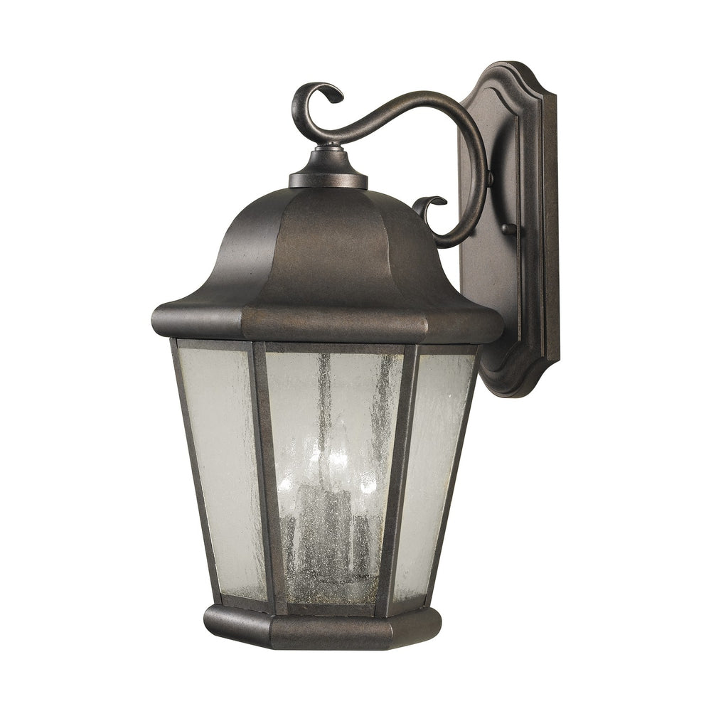 Generation Lighting Canada - Four Light Outdoor Wall Lantern - Martinsville - Corinthian Bronze- Union Lighting Luminaires Decor