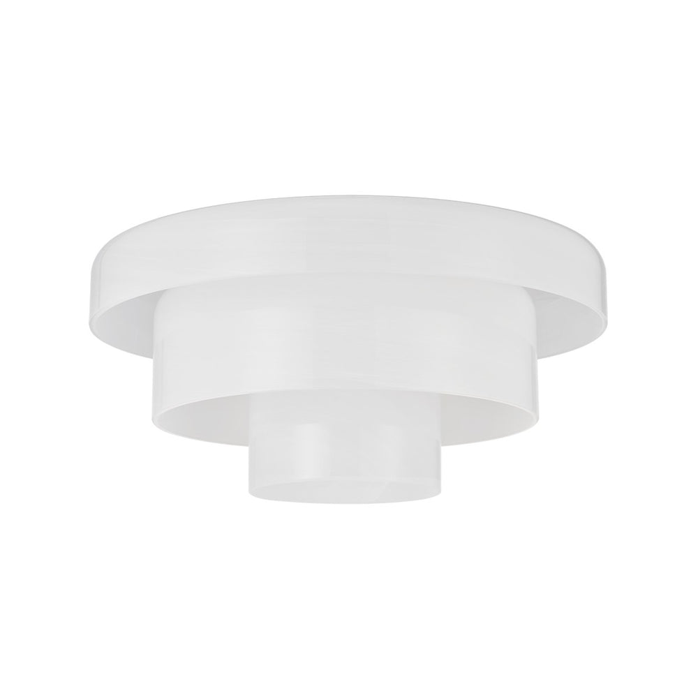 Hudson Valley Canada - One Light Flush Mount - Port Richmond - Aged Brass- Union Lighting Luminaires Decor