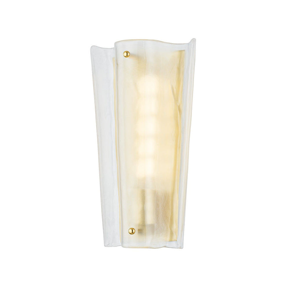 Hudson Valley Canada - One Light Wall Sconce - Baxford - Aged Brass- Union Lighting Luminaires Decor
