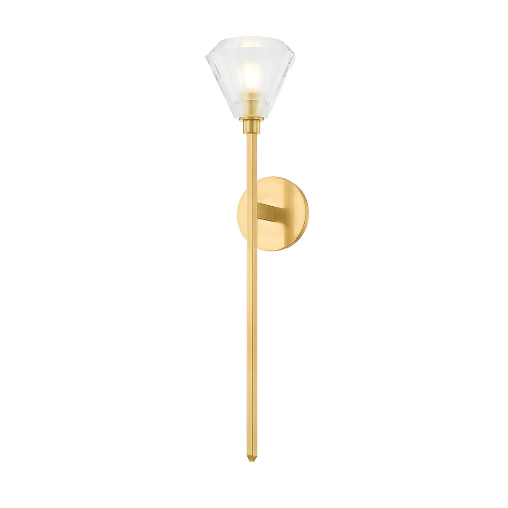 Hudson Valley Canada - One Light Wall Sconce - Maspeth - Aged Brass- Union Lighting Luminaires Decor