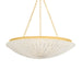 Hudson Valley Canada - Six Light Pendant - Summerside - Vintage Gold Leaf- Union Lighting Luminaires Decor
