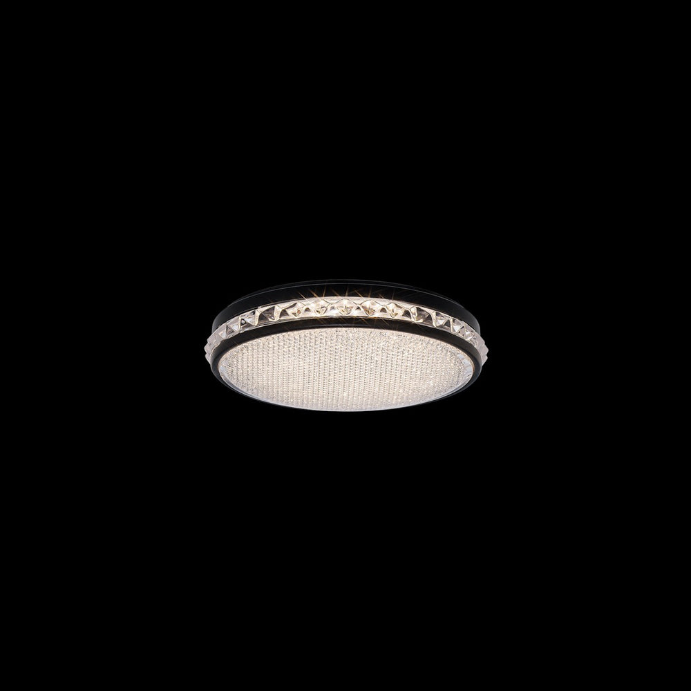 Schonbek - LED Flush Mount - Kristally - Black- Union Lighting Luminaires Decor