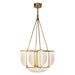 Alora Canada - LED Chandelier - Anders - Vintage Brass- Union Lighting Luminaires Decor