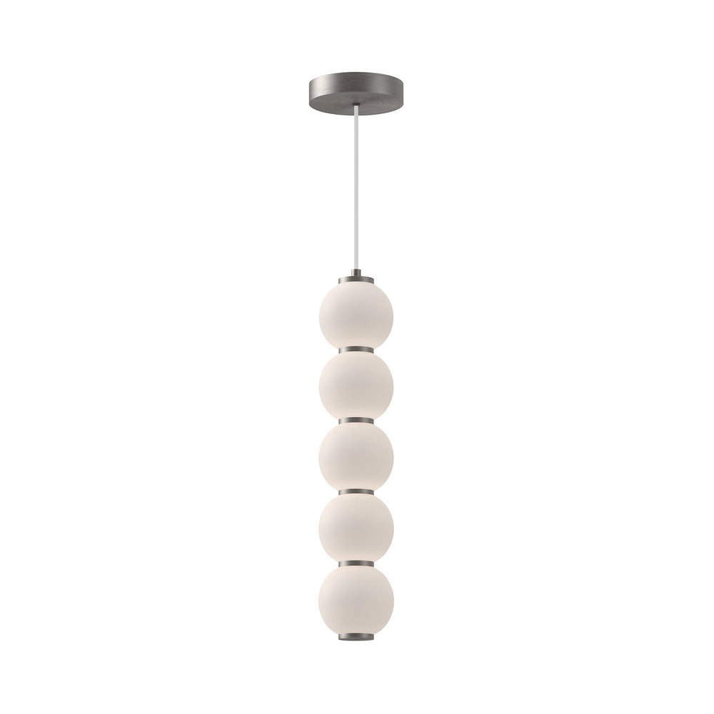 Alora Canada - LED Pendant - Bijou - Brushed Nickel/Opal Matte Glass- Union Lighting Luminaires Decor