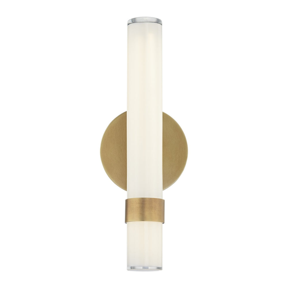 Alora Canada - LED Wall/Vanity - Madison - Vintage Brass/Glossy Opal- Union Lighting Luminaires Decor