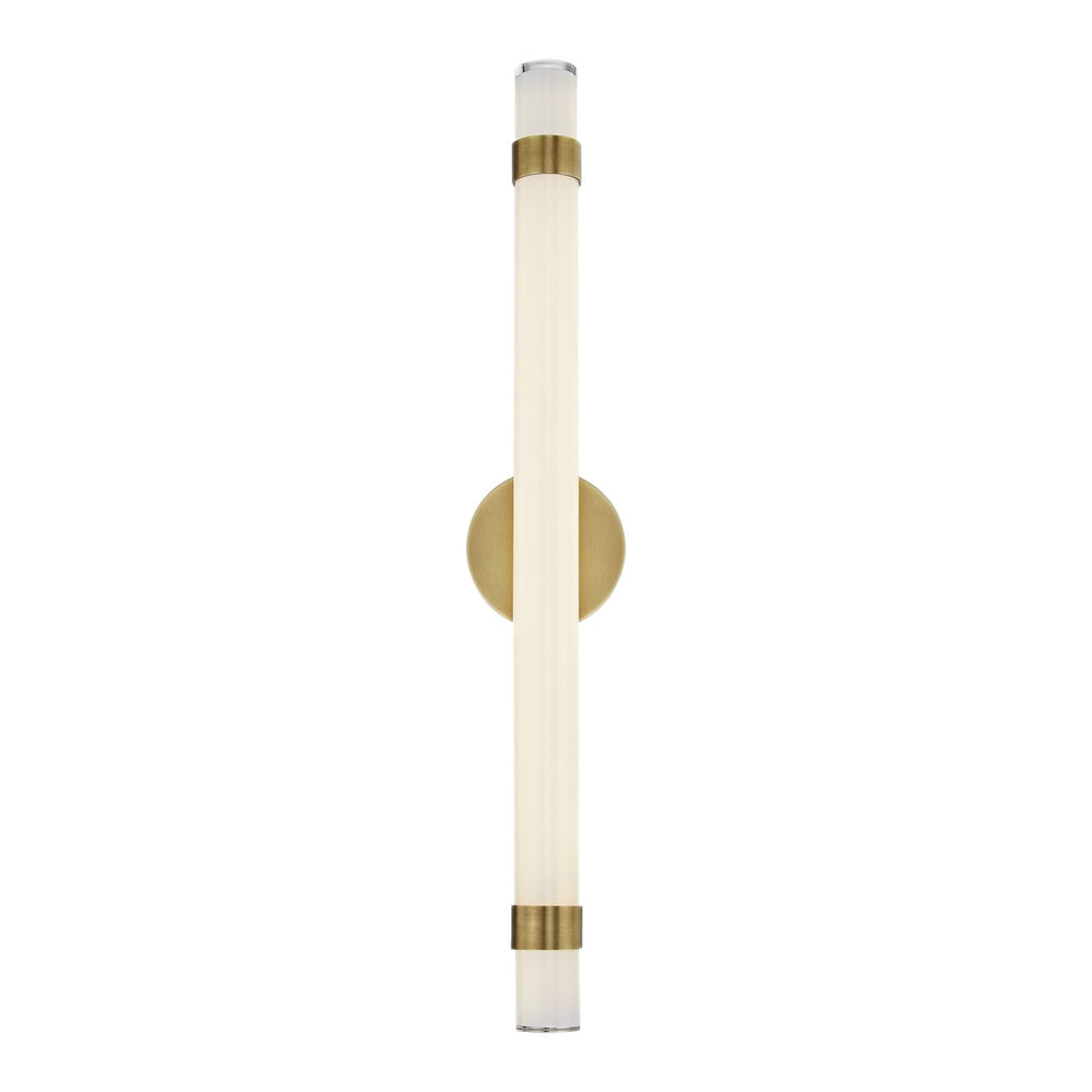 Alora Canada - LED Wall/Vanity - Madison - Vintage Brass/Glossy Opal- Union Lighting Luminaires Decor