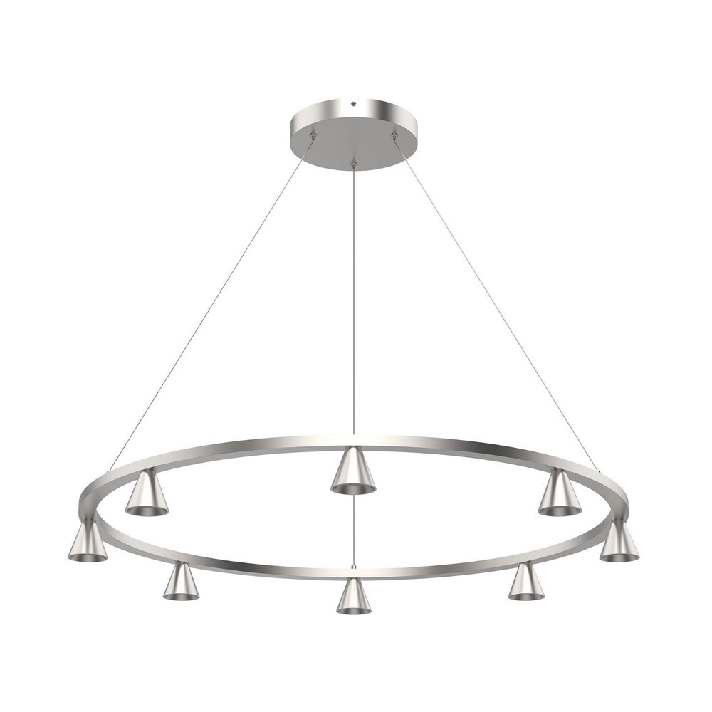 Kuzco Canada - LED Chandelier - Dune - Brushed Nickel- Union Lighting Luminaires Decor