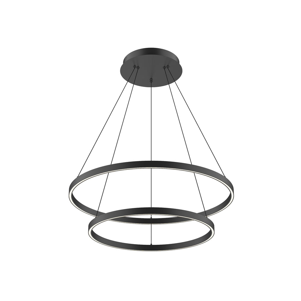 Kuzco Canada - LED Chandelier - Cerchio - Black- Union Lighting Luminaires Decor