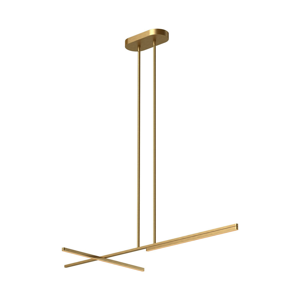 Kuzco Canada - LED Linear Pendant - Shift - Brushed Gold- Union Lighting Luminaires Decor