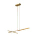 Kuzco Canada - LED Linear Pendant - Shift - Brushed Gold- Union Lighting Luminaires Decor