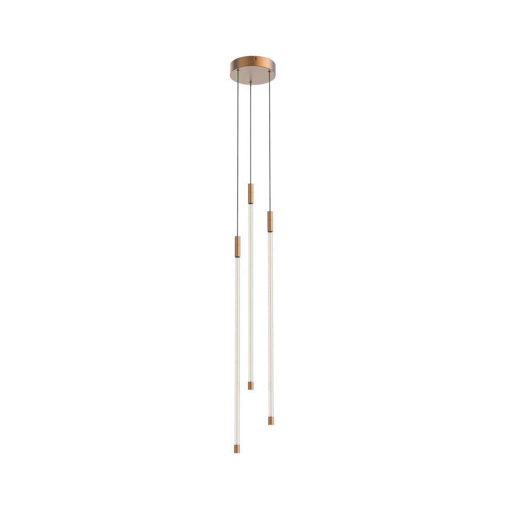 Kuzco Canada - LED Pendant - Motif - Brushed Gold- Union Lighting Luminaires Decor