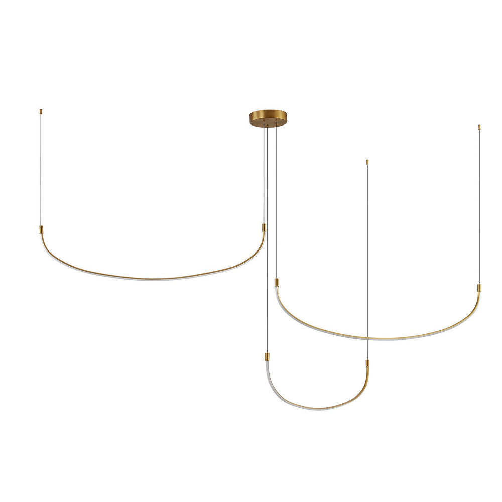 Kuzco Canada - LED Pendant - Talis - Brushed Gold- Union Lighting Luminaires Decor