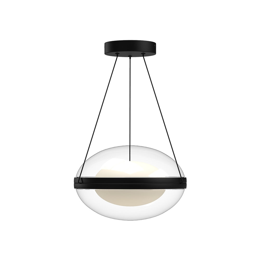 Kuzco Canada - LED Pendant - Virgo - Black/Opal Glass- Union Lighting Luminaires Decor