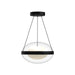 Kuzco Canada - LED Pendant - Virgo - Black/Opal Glass- Union Lighting Luminaires Decor