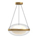 Kuzco Canada - LED Pendant - Virgo - Brushed Gold/Opal Glass- Union Lighting Luminaires Decor