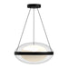 Kuzco Canada - LED Pendant - Virgo - Black/Opal Glass- Union Lighting Luminaires Decor