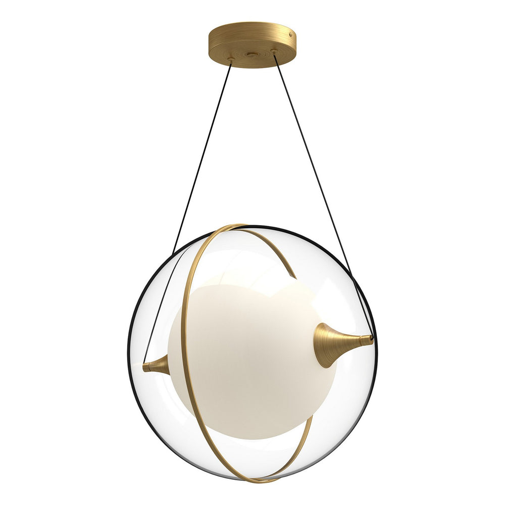 Kuzco Canada - LED Pendant - Aries - Brushed Gold- Union Lighting Luminaires Decor