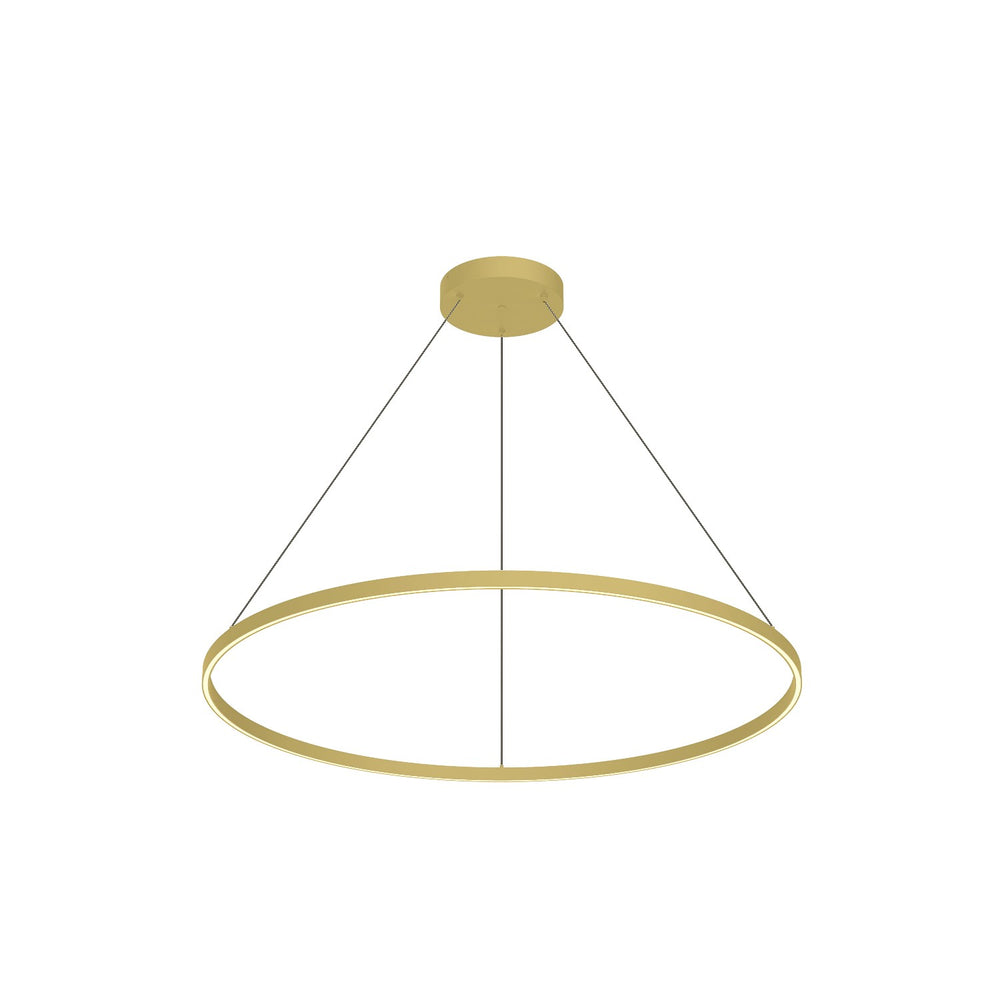 Kuzco Canada - LED Pendant - Cerchio - Brushed Gold- Union Lighting Luminaires Decor