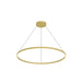 Kuzco Canada - LED Pendant - Cerchio - Brushed Gold- Union Lighting Luminaires Decor
