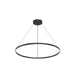 Kuzco Canada - LED Pendant - Cerchio - Black- Union Lighting Luminaires Decor