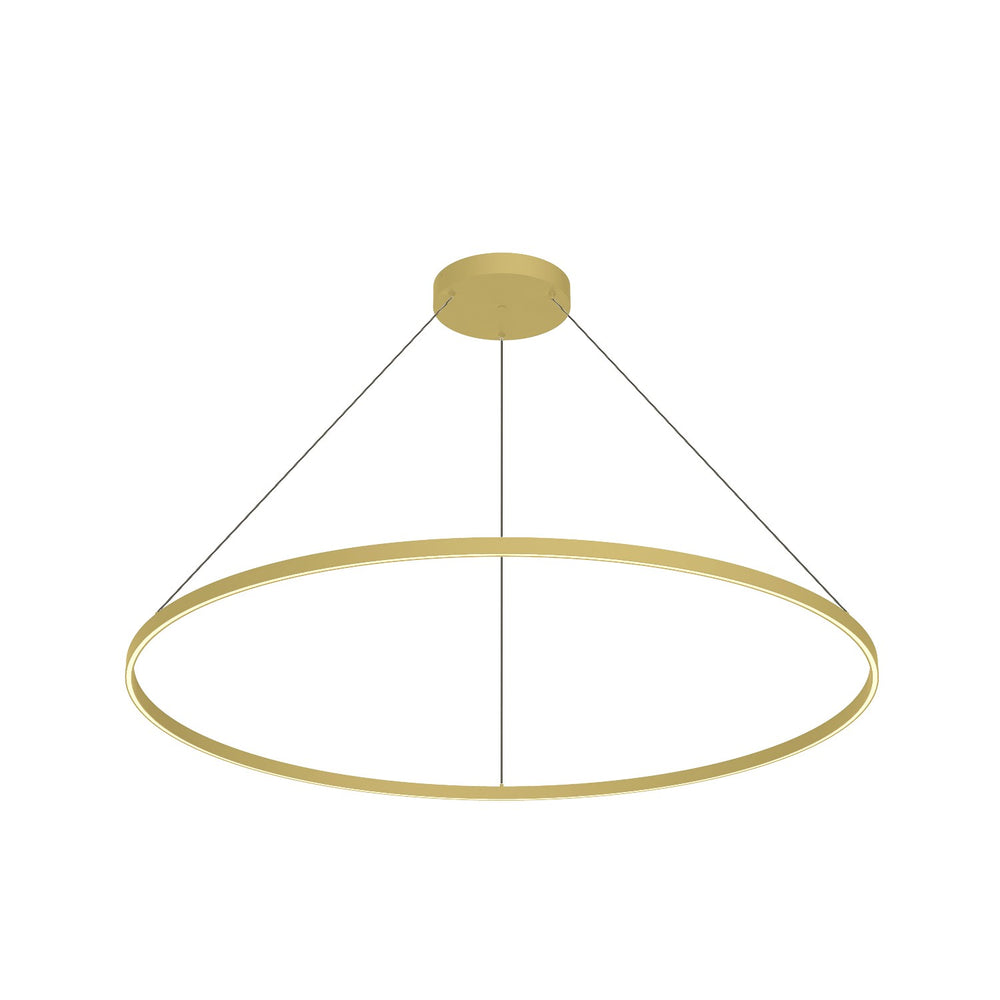 Kuzco Canada - LED Pendant - Cerchio - Brushed Gold- Union Lighting Luminaires Decor