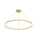 Kuzco Canada - LED Pendant - Cerchio - Brushed Gold- Union Lighting Luminaires Decor
