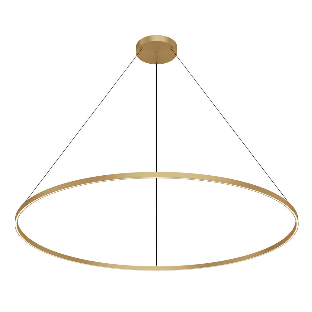 Kuzco Canada - LED Pendant - Cerchio - Brushed Gold- Union Lighting Luminaires Decor