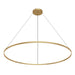 Kuzco Canada - LED Pendant - Cerchio - Brushed Gold- Union Lighting Luminaires Decor