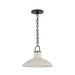 Hudson Valley Canada - One Light Pendant - Pottersville - Distressed Bronze/Ceramic Ivory Crackle- Union Lighting Luminaires Decor