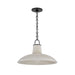 Hudson Valley Canada - One Light Pendant - Pottersville - Distressed Bronze/Ceramic Ivory Crackle- Union Lighting Luminaires Decor
