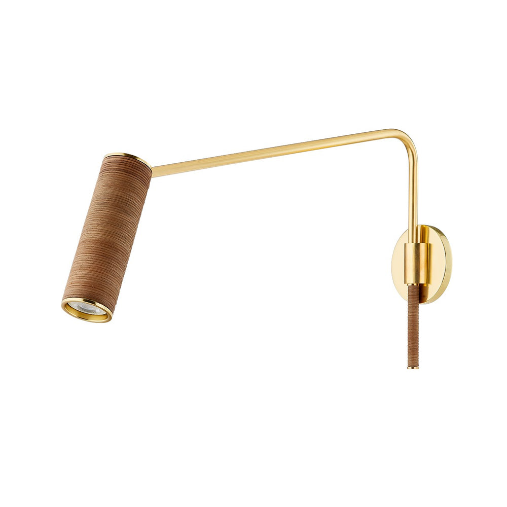 Hudson Valley Canada - One Light Wall Sconce - Narragansett - Aged Brass- Union Lighting Luminaires Decor