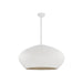 Hudson Valley Canada - One Light Pendant - Ferndale - Gesso White- Union Lighting Luminaires Decor