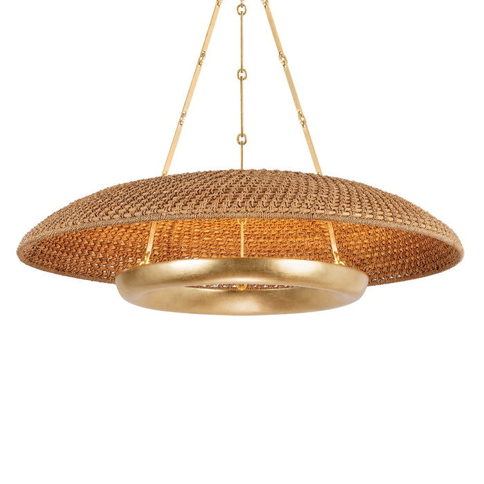 Hudson Valley Canada - LED Pendant - Oaklyn - Vintage Gold Leaf- Union Lighting Luminaires Decor