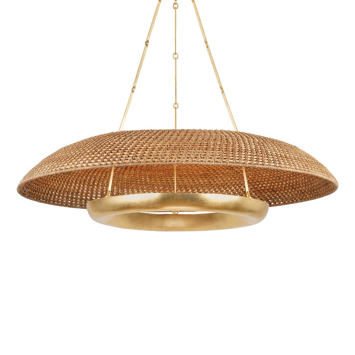 Hudson Valley Canada - LED Chandelier - Oaklyn - Vintage Gold Leaf- Union Lighting Luminaires Decor