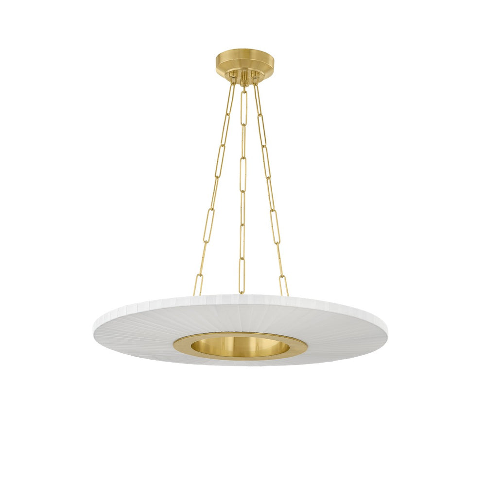 Hudson Valley Canada - LED Chandelier - Prattsburgh - Aged Brass- Union Lighting Luminaires Decor