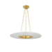 Hudson Valley Canada - LED Chandelier - Prattsburgh - Aged Brass- Union Lighting Luminaires Decor