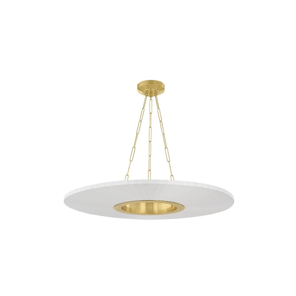 Hudson Valley Canada - LED Chandelier - Prattsburgh - Aged Brass- Union Lighting Luminaires Decor