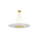 Hudson Valley Canada - LED Chandelier - Prattsburgh - Aged Brass- Union Lighting Luminaires Decor